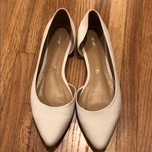 Brand new white flats